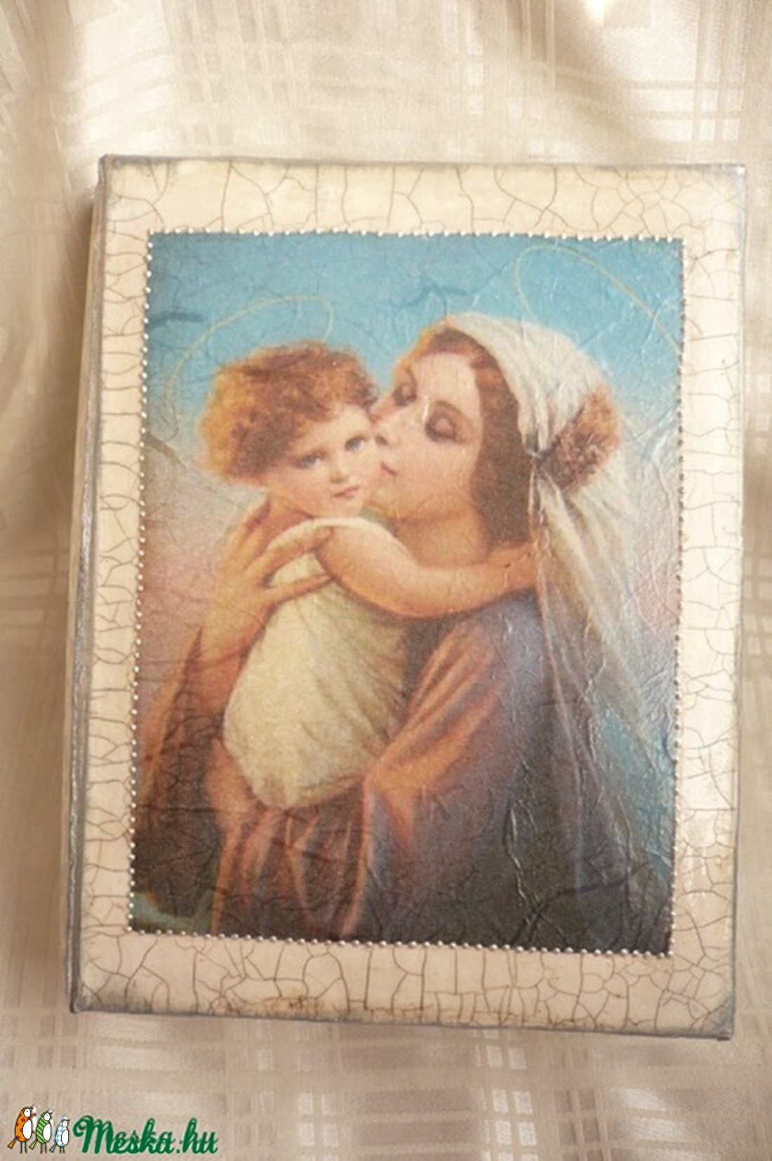 Madonna a gyermekkel - otthon & lakás - tárolás & rendszerezés - doboz - Meska.hu Madonna a gyermekkel - otthon & lakás - tárolás & rendszerezés - doboz - Meska.hu