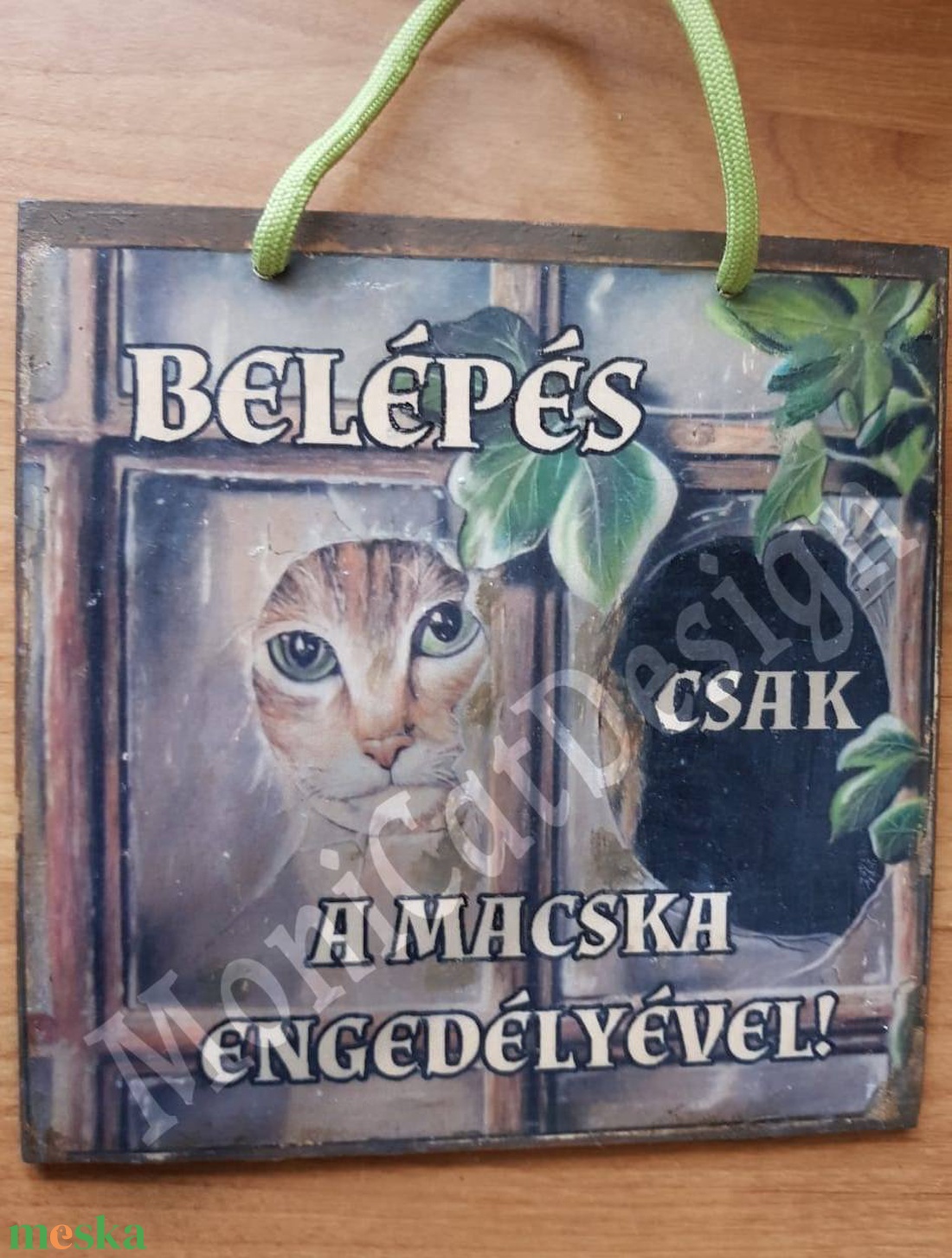 Macskás fa kép - Belépés csak a macska engedélyével - otthon & lakás - dekoráció - ajtódísz & kopogtató - Meska.hu Macskás fa kép - Belépés csak a macska engedélyével - otthon & lakás - dekoráció - ajtódísz & kopogtató - Meska.hu