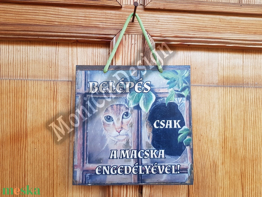 Macskás fa kép - Belépés csak a macska engedélyével - otthon & lakás - dekoráció - ajtódísz & kopogtató - Meska.hu Macskás fa kép - Belépés csak a macska engedélyével - otthon & lakás - dekoráció - ajtódísz & kopogtató - Meska.hu