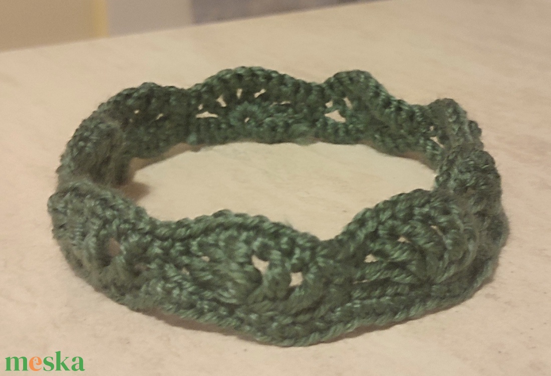 AKCIÓ!!! Horgolt fejpánt  - ruha & divat - hajdísz & hajcsat - hajráf & hajpánt - Meska.hu