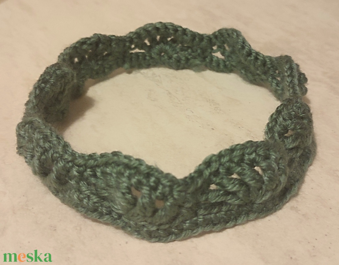 AKCIÓ!!! Horgolt fejpánt  - ruha & divat - hajdísz & hajcsat - hajráf & hajpánt - Meska.hu