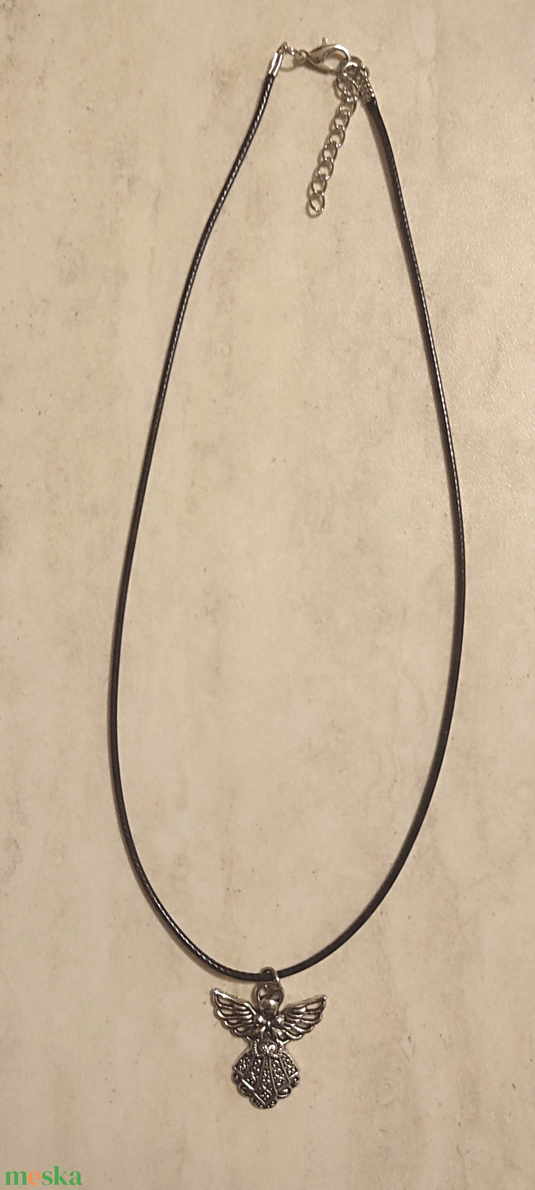AKCIÓ!!! Angyalkás nyaklánc  - ékszer - nyaklánc - medál - Meska.hu