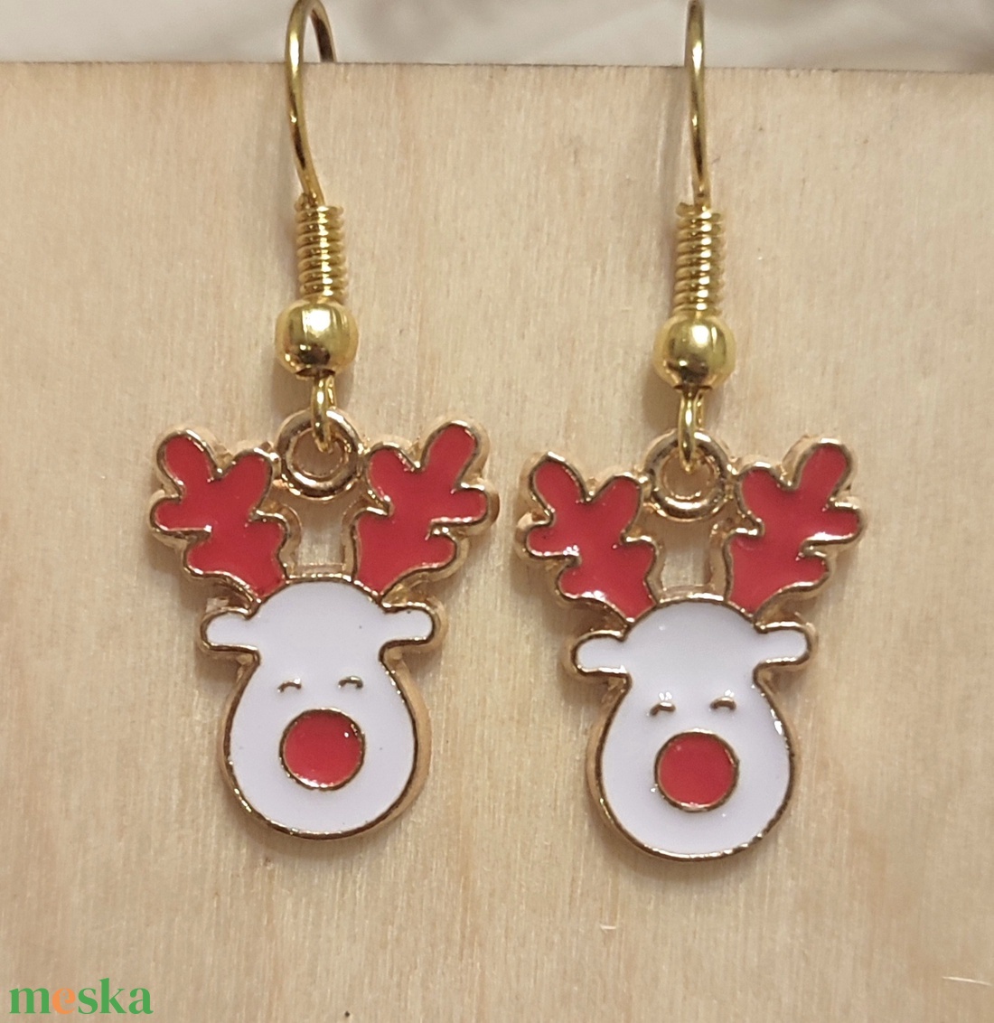 Karácsonyi fülbevalók - ékszer - fülbevaló - fülékszer - Meska.hu Karácsonyi fülbevalók - ékszer - fülbevaló - fülékszer - Meska.hu
