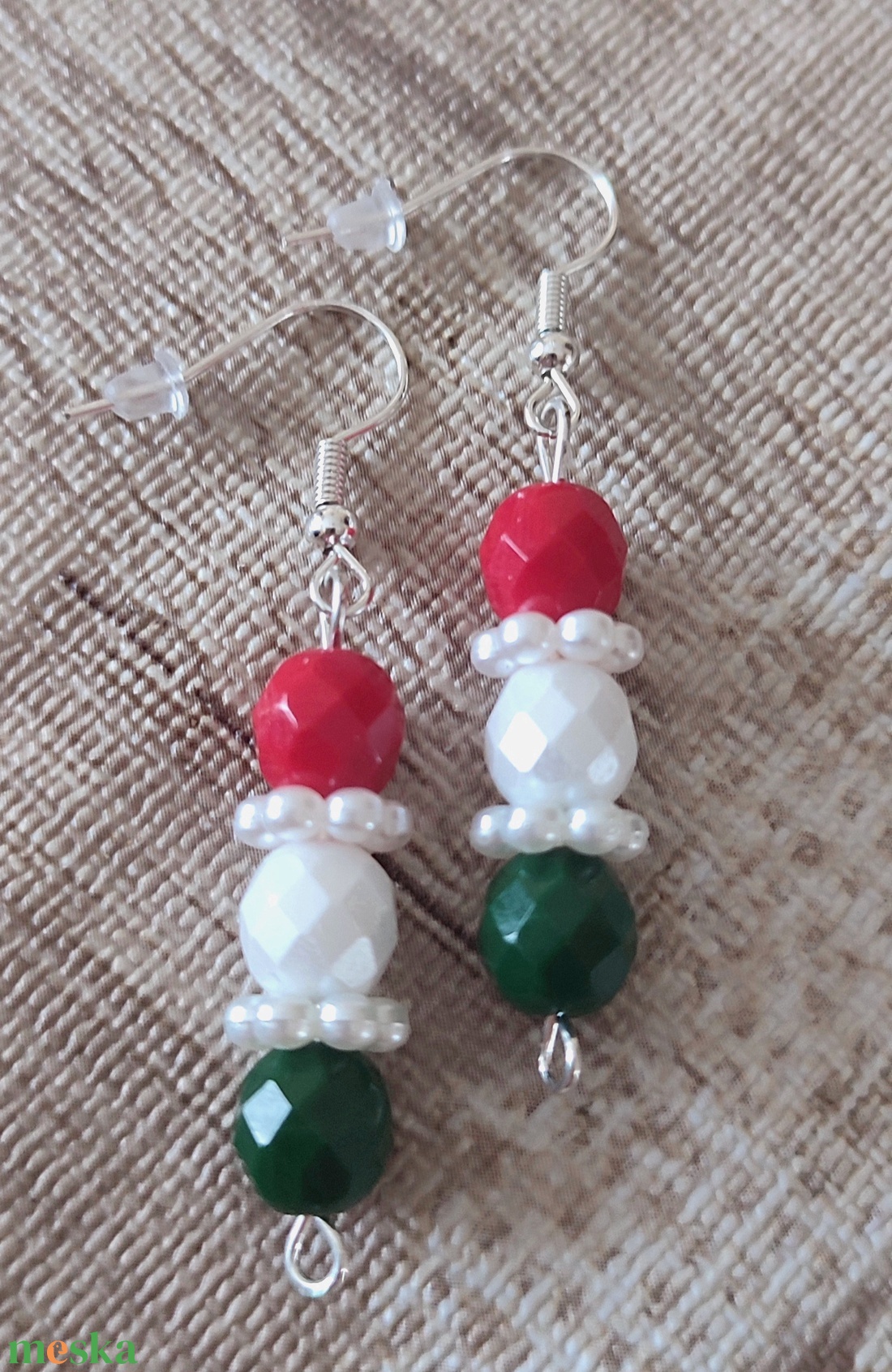 Gyöngyös fülbevalók  - ékszer - fülbevaló - fülékszer - Meska.hu Gyöngyös fülbevalók  - ékszer - fülbevaló - fülékszer - Meska.hu