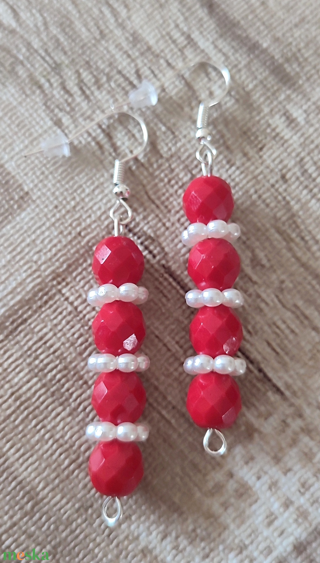 Gyöngyös fülbevalók  - ékszer - fülbevaló - fülékszer - Meska.hu Gyöngyös fülbevalók  - ékszer - fülbevaló - fülékszer - Meska.hu