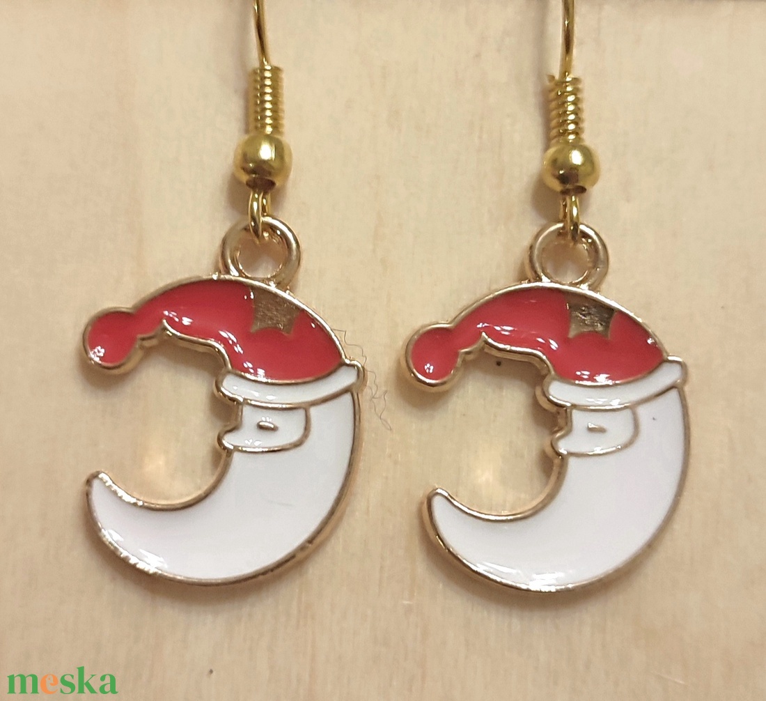 Karácsonyi fülbevalók  - ékszer - fülbevaló - fülékszer - Meska.hu