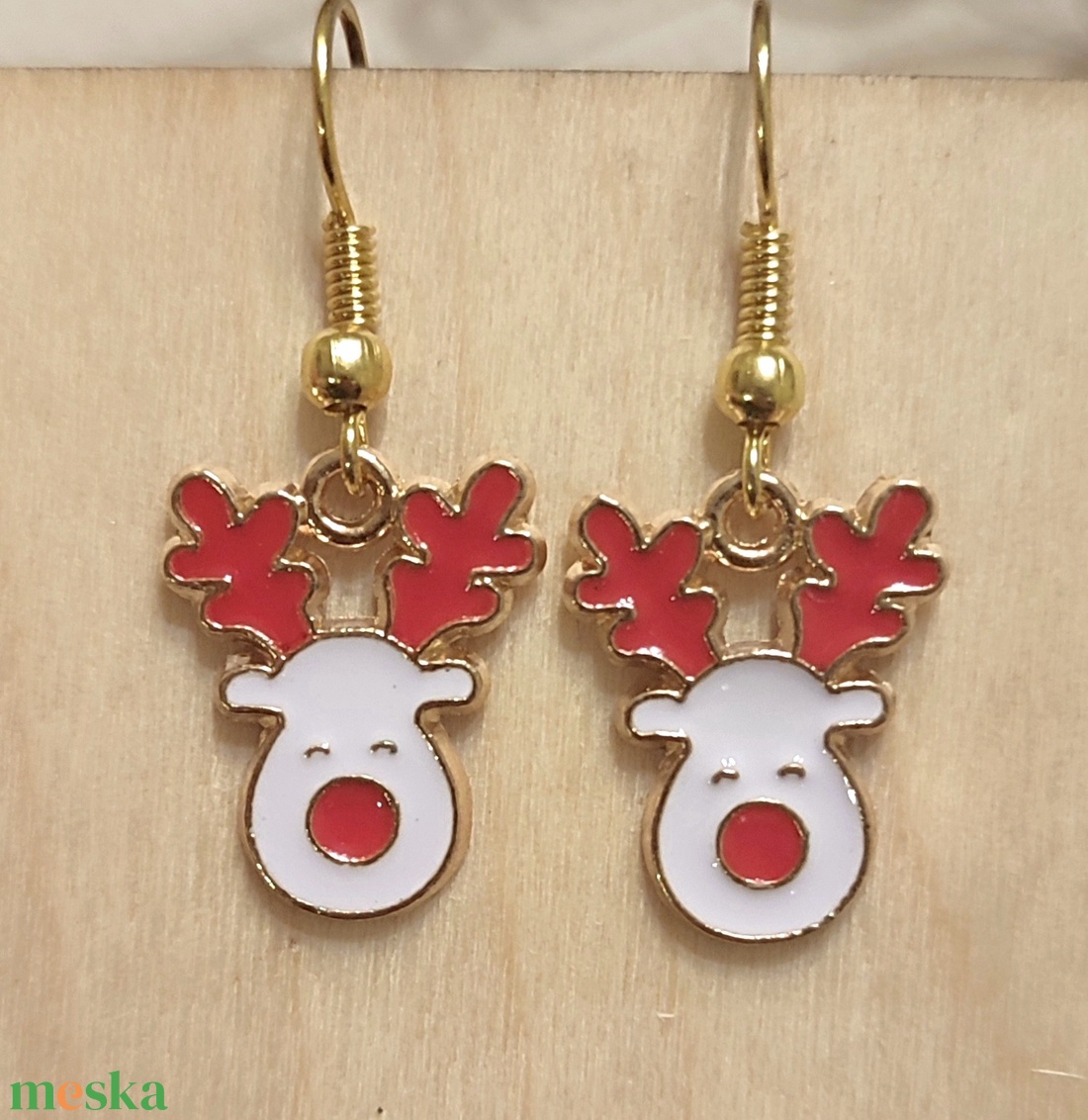 Karácsonyi fülbevalók - ékszer - fülbevaló - fülékszer - Meska.hu