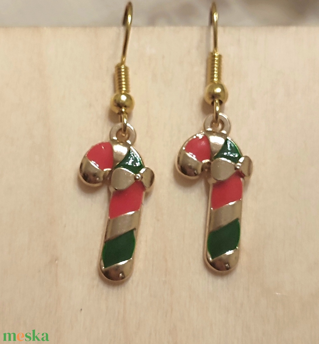 Karácsonyi fülbevalók - ékszer - fülbevaló - fülékszer - Meska.hu