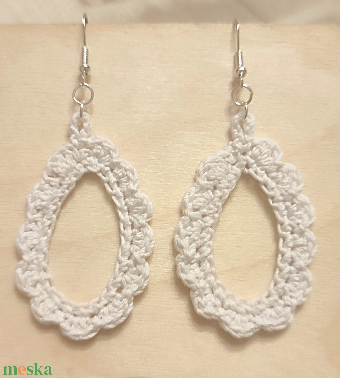 Horgolt fülbevaló  - ékszer - fülbevaló - fülékszer - Meska.hu Horgolt fülbevaló  - ékszer - fülbevaló - fülékszer - Meska.hu