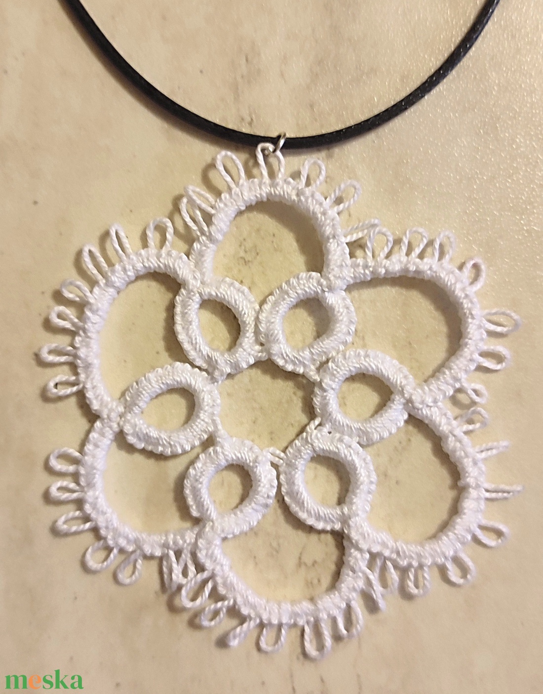 AKCIÓ!!! Hajócsipke nyaklánc  - ékszer - nyaklánc - medál - Meska.hu