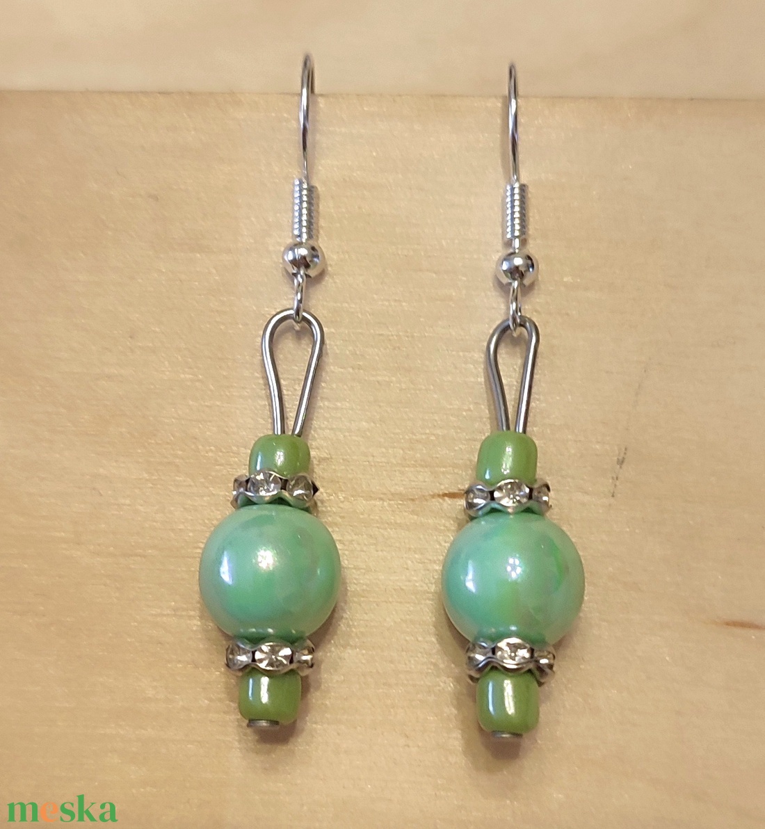 Gyöngyös fülbevalók  - ékszer - fülbevaló - fülékszer - Meska.hu