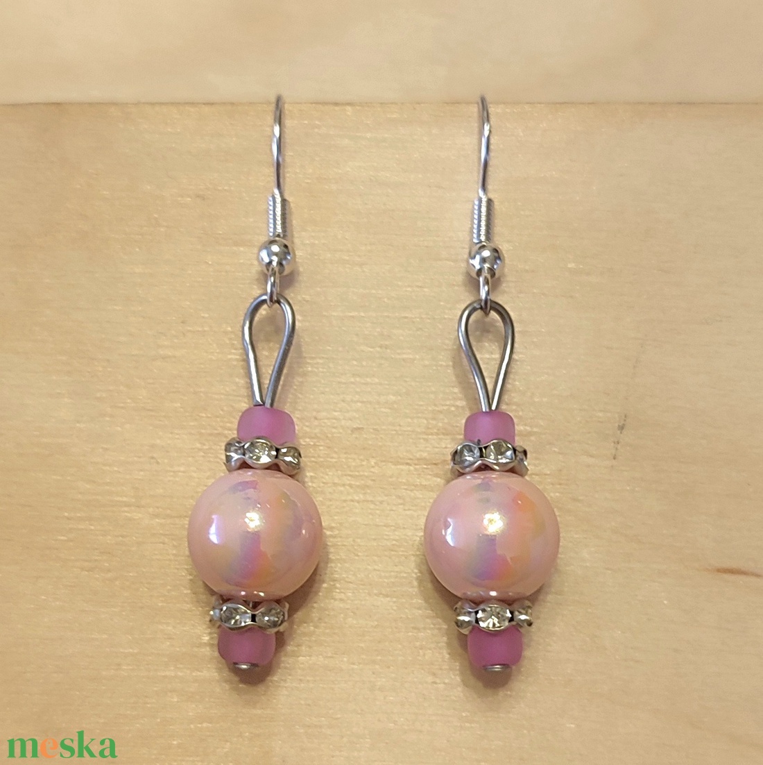 Gyöngyös fülbevalók  - ékszer - fülbevaló - fülékszer - Meska.hu