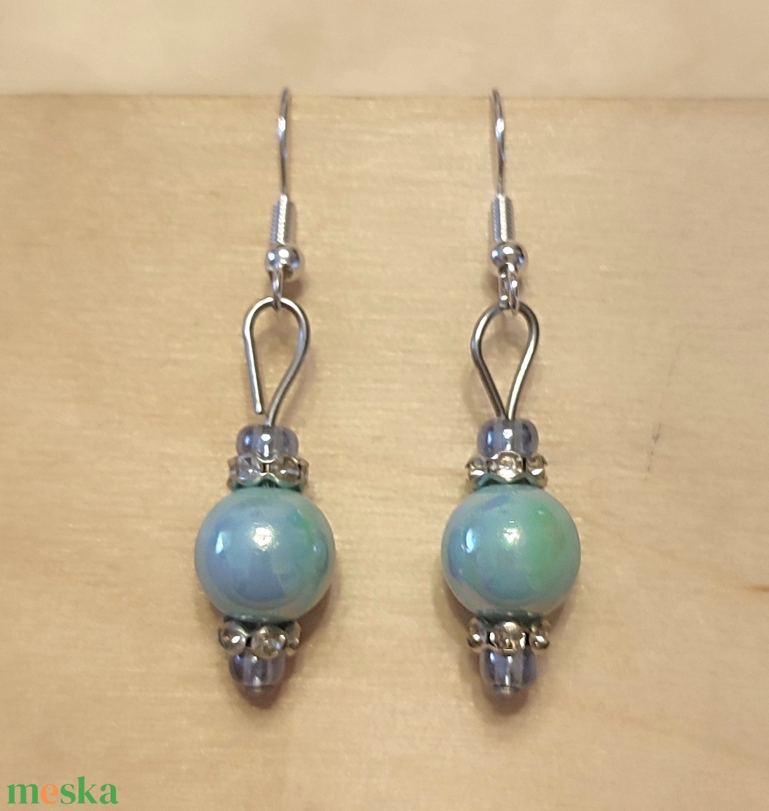 Gyöngyös fülbevalók  - ékszer - fülbevaló - fülékszer - Meska.hu