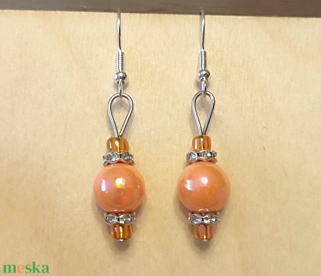 Gyöngyös fülbevalók  - ékszer - fülbevaló - fülékszer - Meska.hu