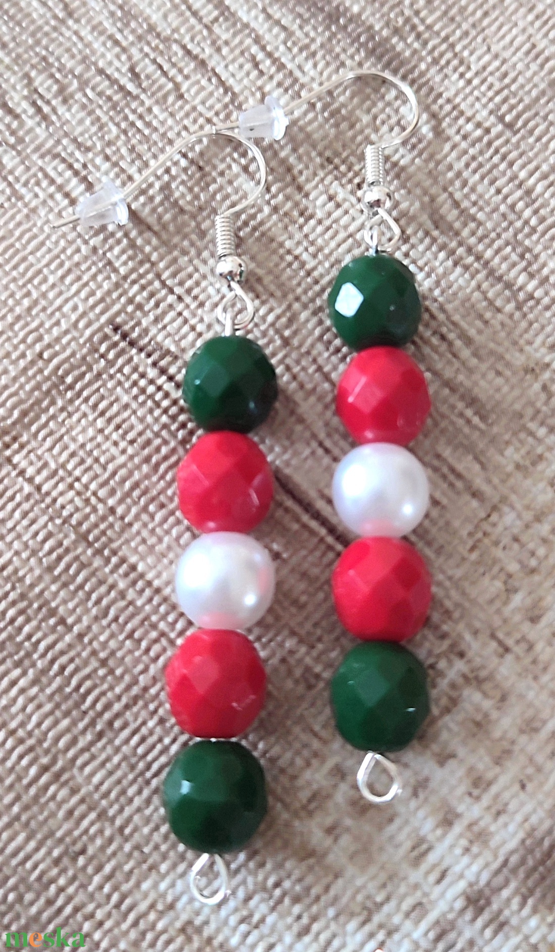 Gyöngyös fülbevalók - ékszer - fülbevaló - fülékszer - Meska.hu