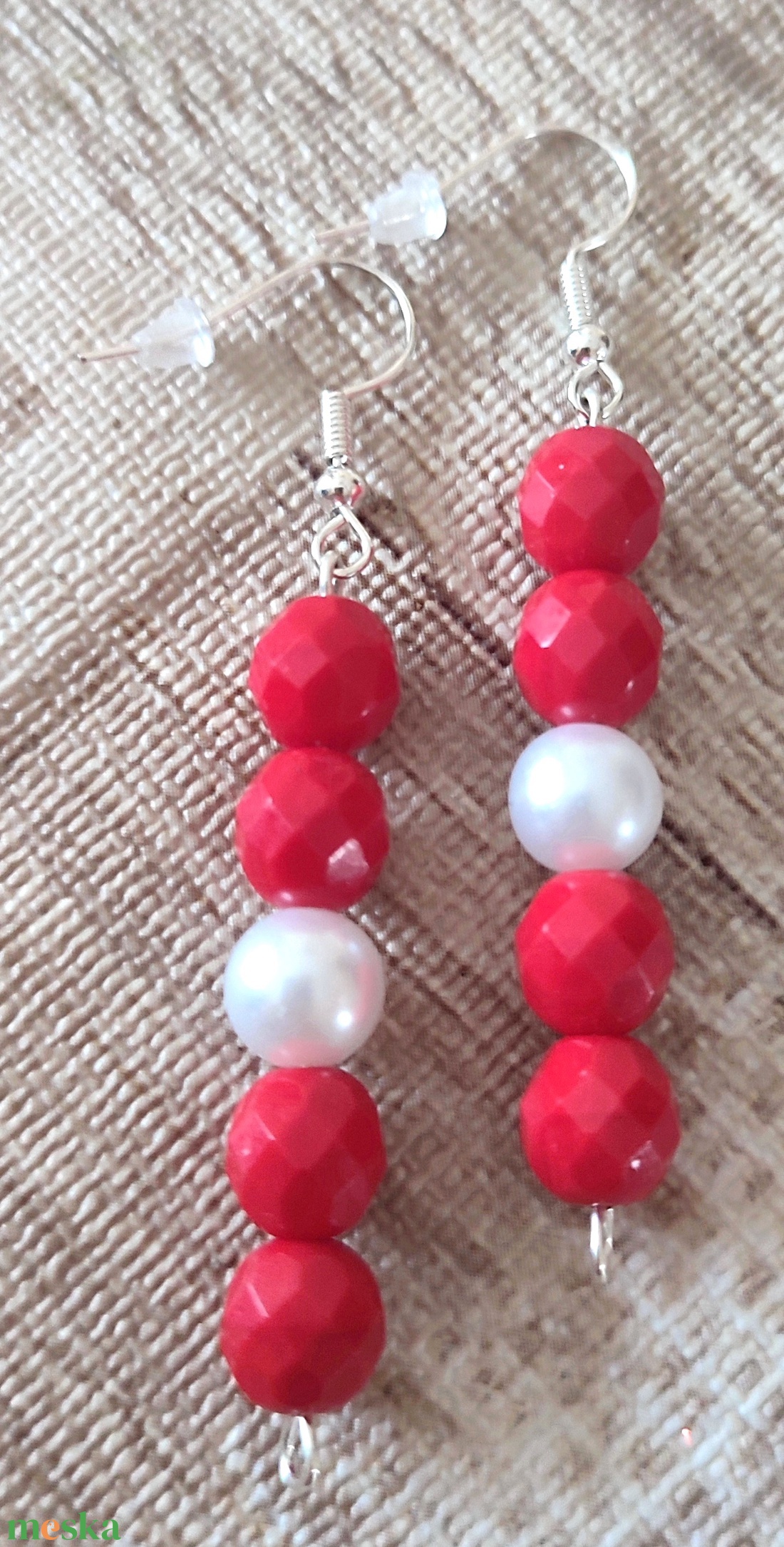 Gyöngyös fülbevalók - ékszer - fülbevaló - fülékszer - Meska.hu