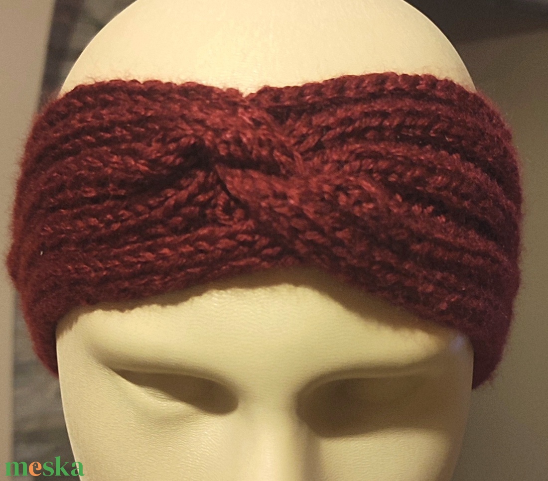Kötött fejpánt  - ruha & divat - sál, sapka, kendő - fejpánt - Meska.hu