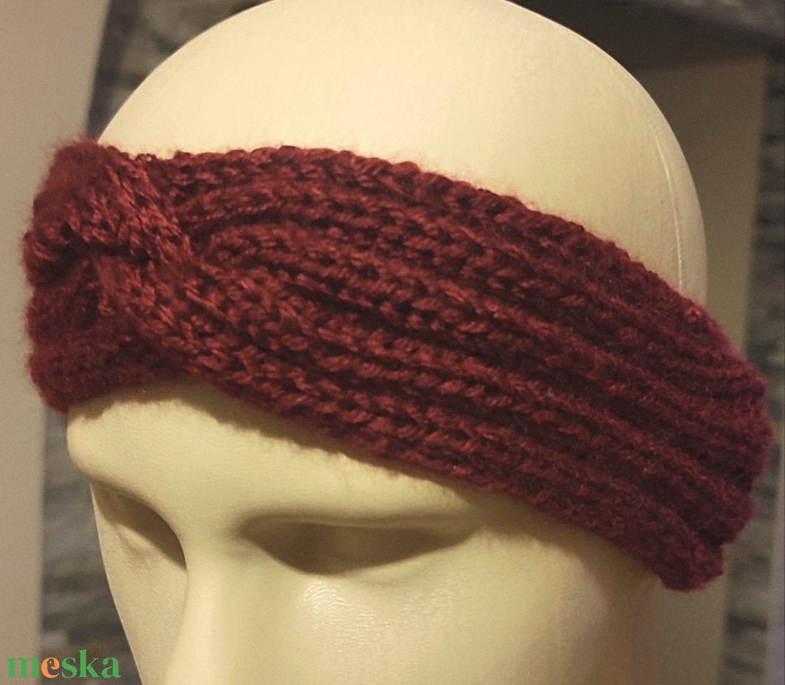 Kötött fejpánt  - ruha & divat - sál, sapka, kendő - fejpánt - Meska.hu