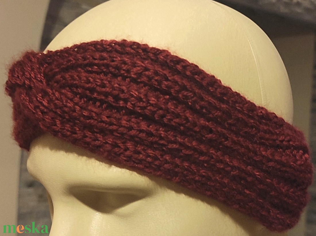 Kötött fejpánt  - ruha & divat - sál, sapka, kendő - fejpánt - Meska.hu