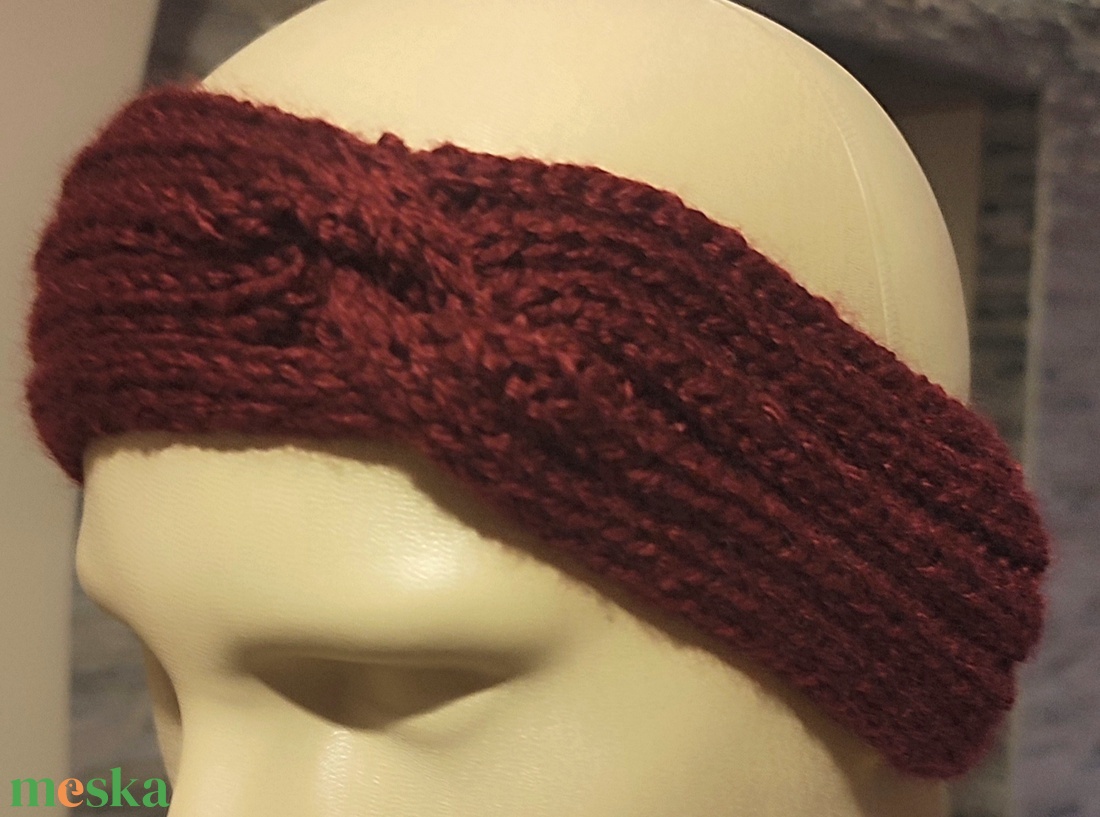 Kötött fejpánt  - ruha & divat - sál, sapka, kendő - fejpánt - Meska.hu
