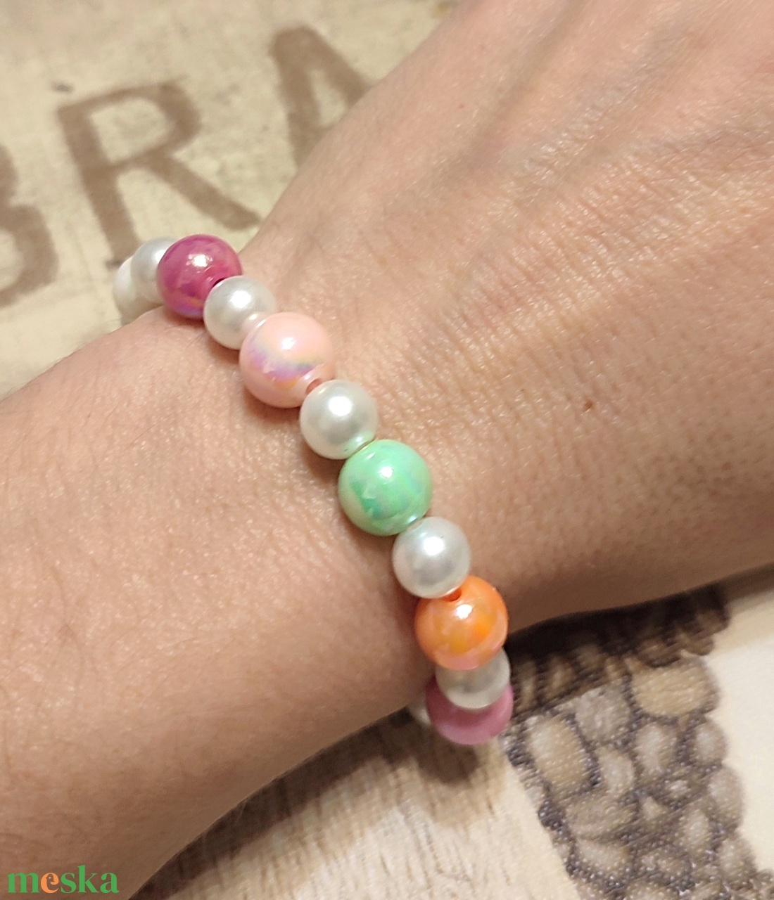 AKCIÓ!!! Gyöngyös karkötő  - ékszer - karkötő - gyöngyös karkötő - Meska.hu