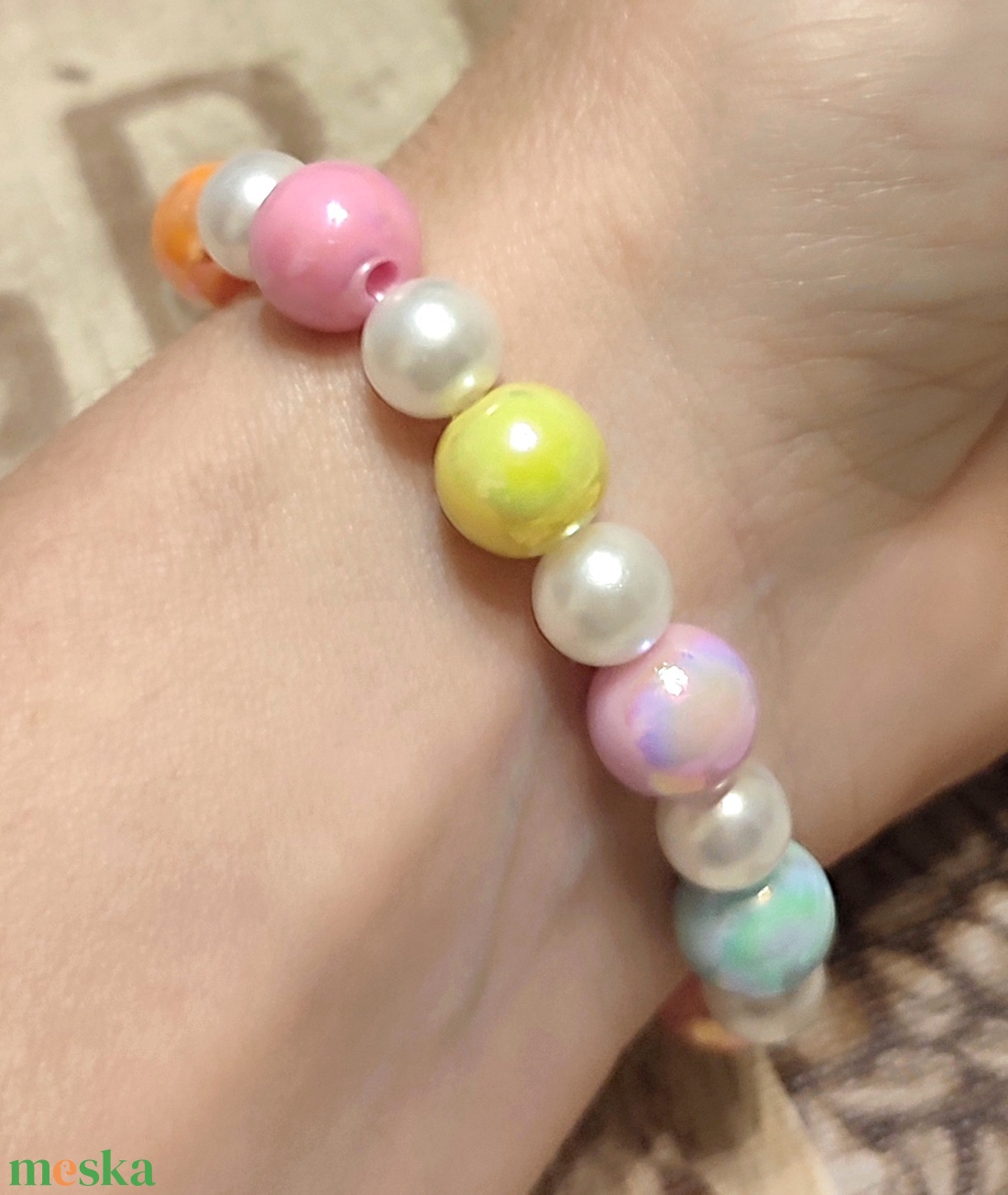 AKCIÓ!!! Gyöngyös karkötő  - ékszer - karkötő - gyöngyös karkötő - Meska.hu