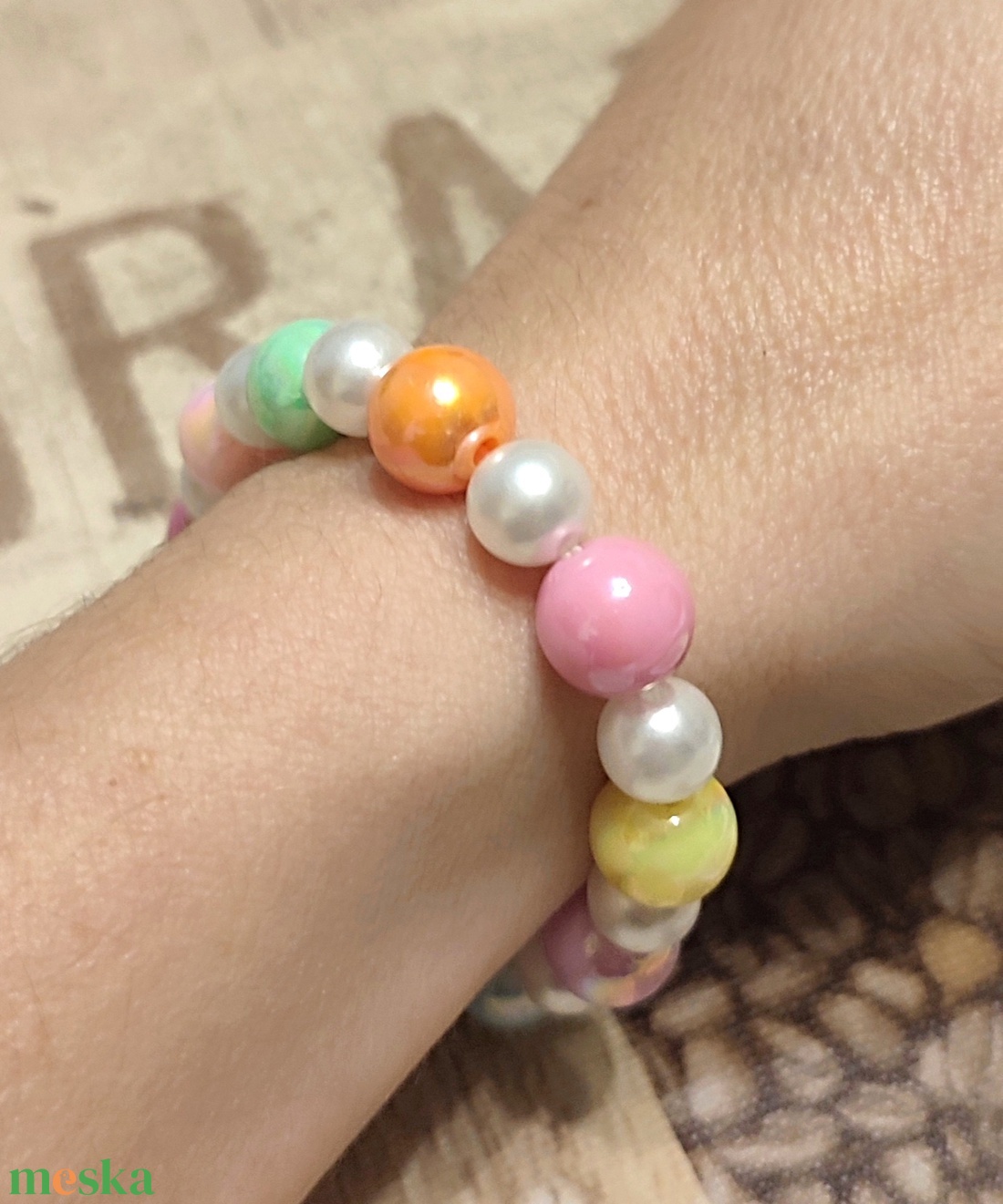 AKCIÓ!!! Gyöngyös karkötő  - ékszer - karkötő - gyöngyös karkötő - Meska.hu