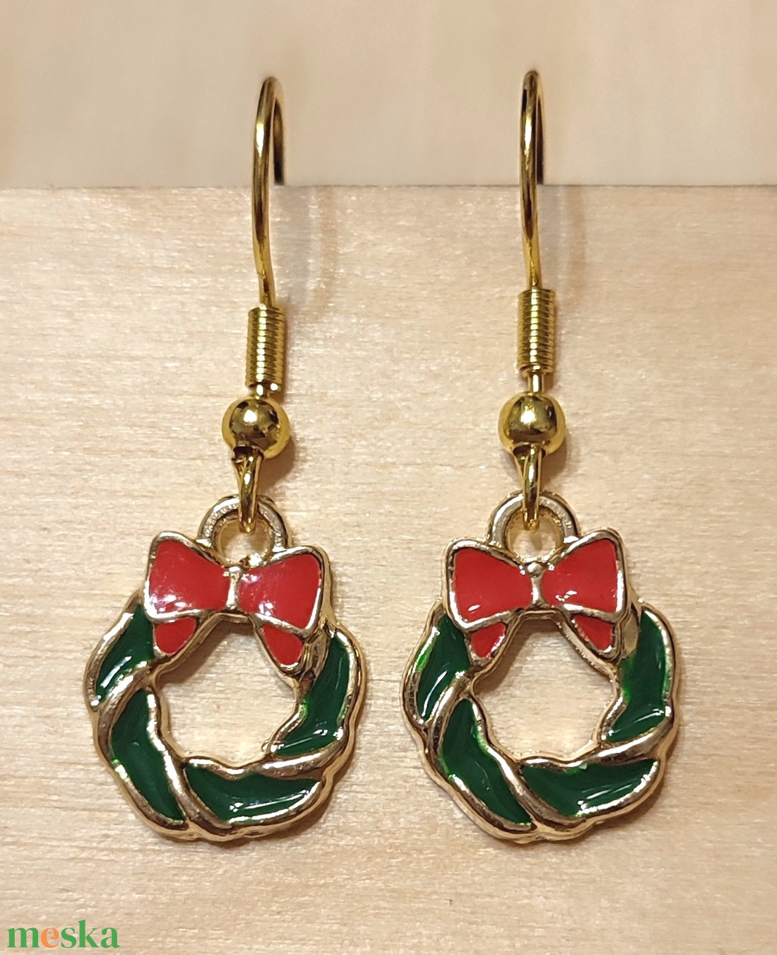 Karácsonyi fülbevalók  - ékszer - fülbevaló - fülékszer - Meska.hu