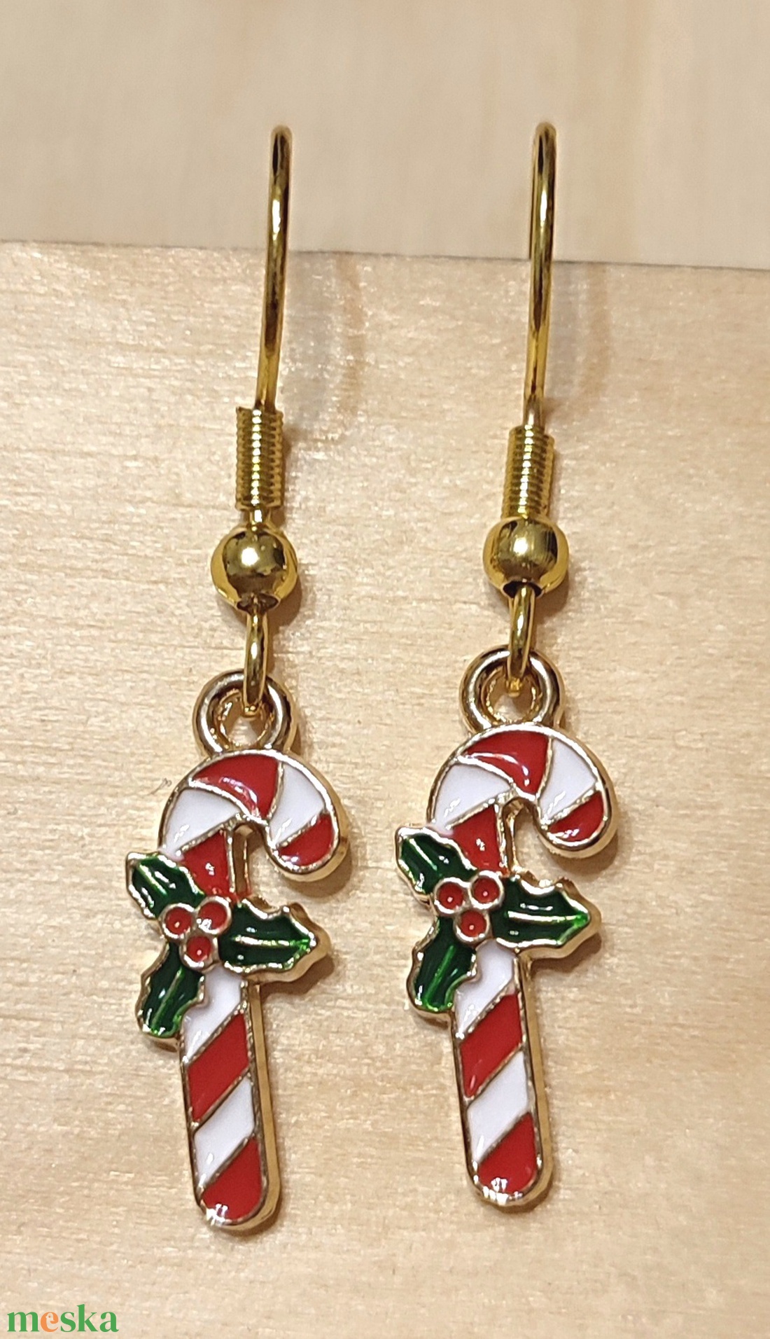 Karácsonyi fülbevalók  - ékszer - fülbevaló - fülékszer - Meska.hu