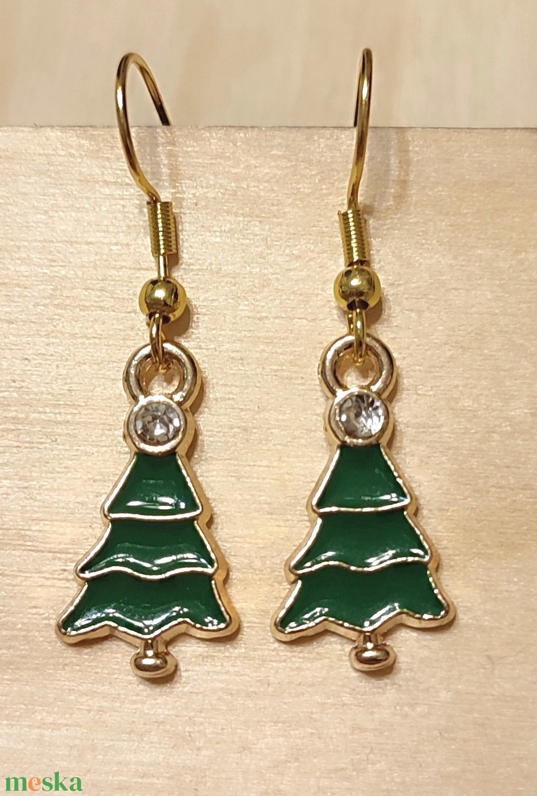 Karácsonyi fülbevalók  - ékszer - fülbevaló - fülékszer - Meska.hu