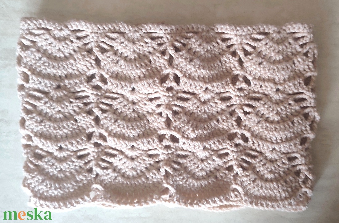 Horgolt nyakmelegítő  - ruha & divat - sál, sapka, kendő - sál - Meska.hu