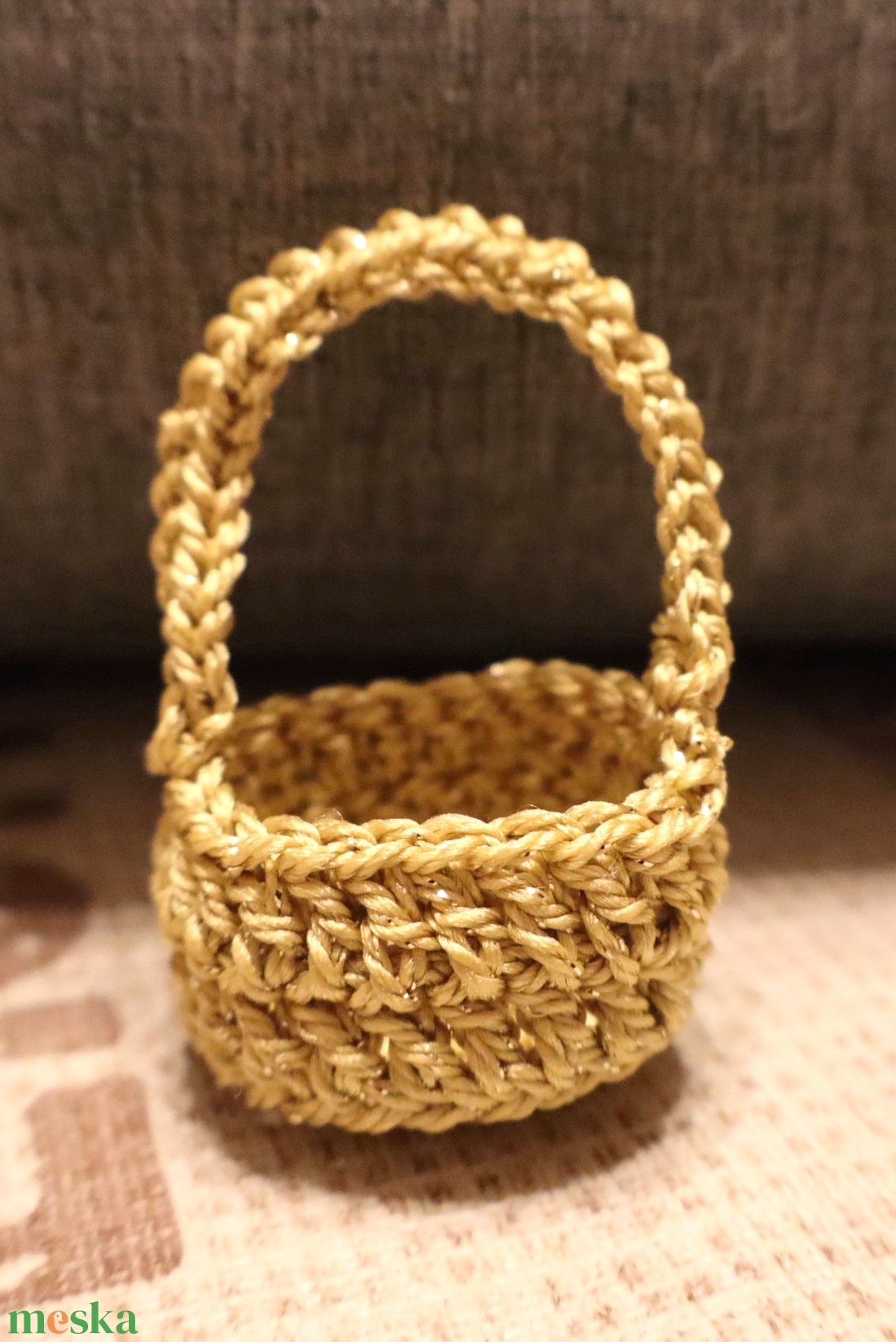 Horgolt kis dekoráció szett - otthon & életmód - dekoráció - asztal és polc dekoráció - asztaldísz - Meska.hu