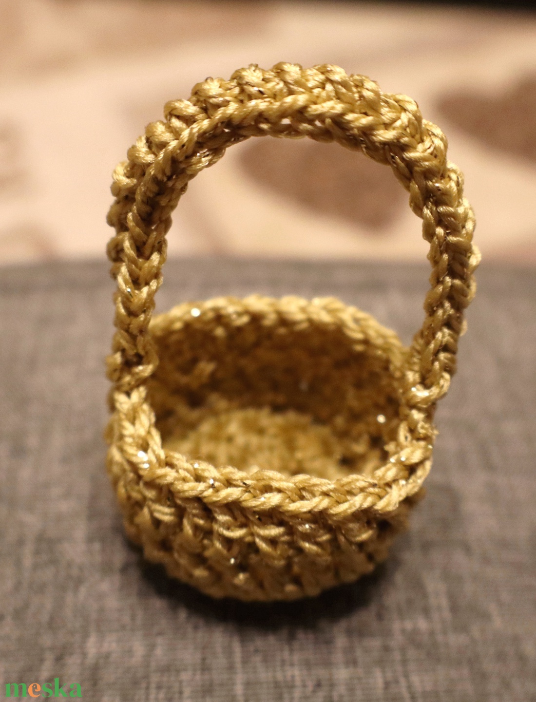 Horgolt kis dekoráció szett - otthon & életmód - dekoráció - asztal és polc dekoráció - asztaldísz - Meska.hu