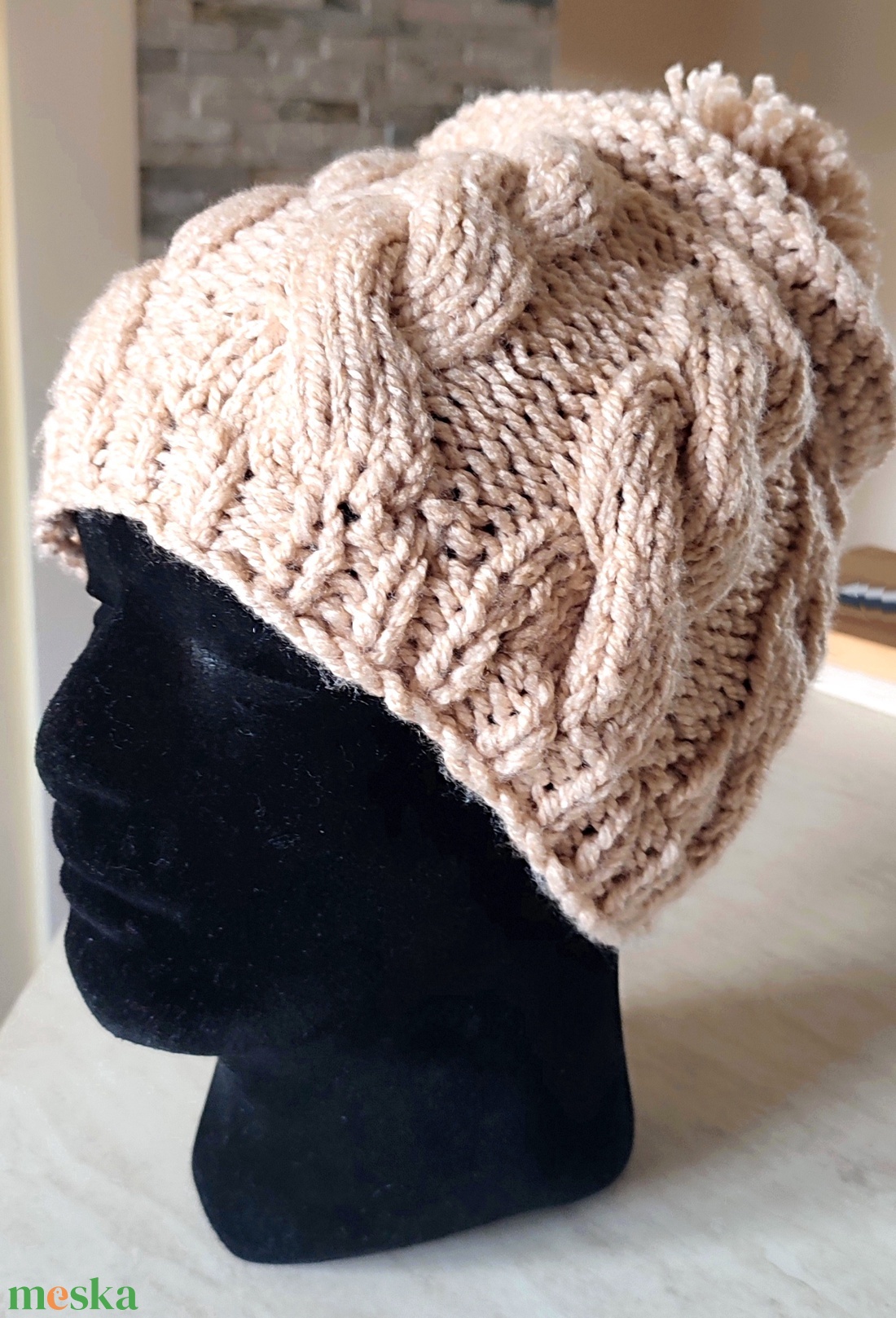 AKCIÓ!!! Kötött sapka - ruha & divat - sál, sapka, kendő - sapka - Meska.hu