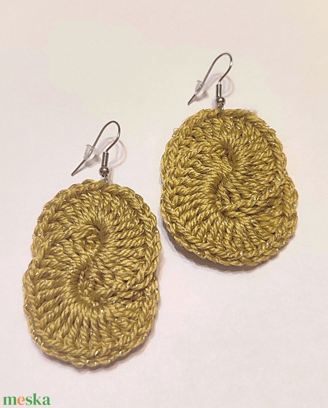 AKCIÓ!!! Horgolt fülbevaló  - ékszer - fülbevaló - fülékszer - Meska.hu