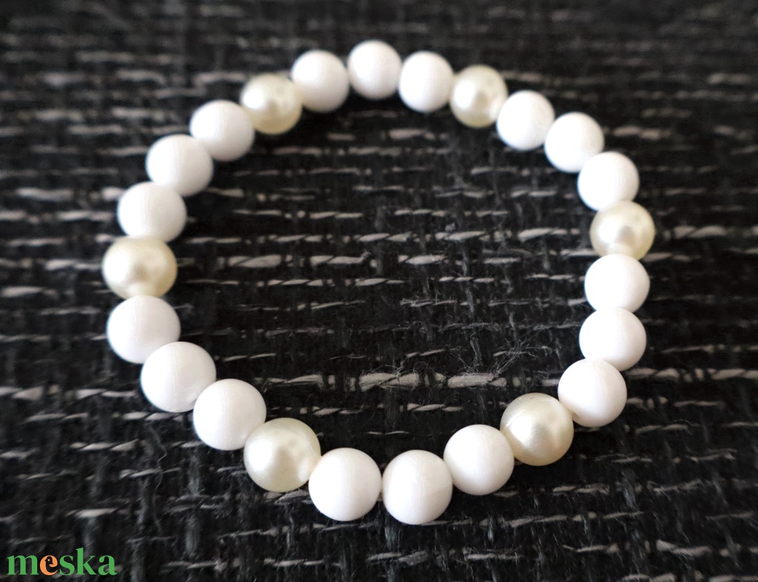 AKCIÓ!!! Gyöngy karkötő - ékszer - karkötő - gyöngyös karkötő - Meska.hu