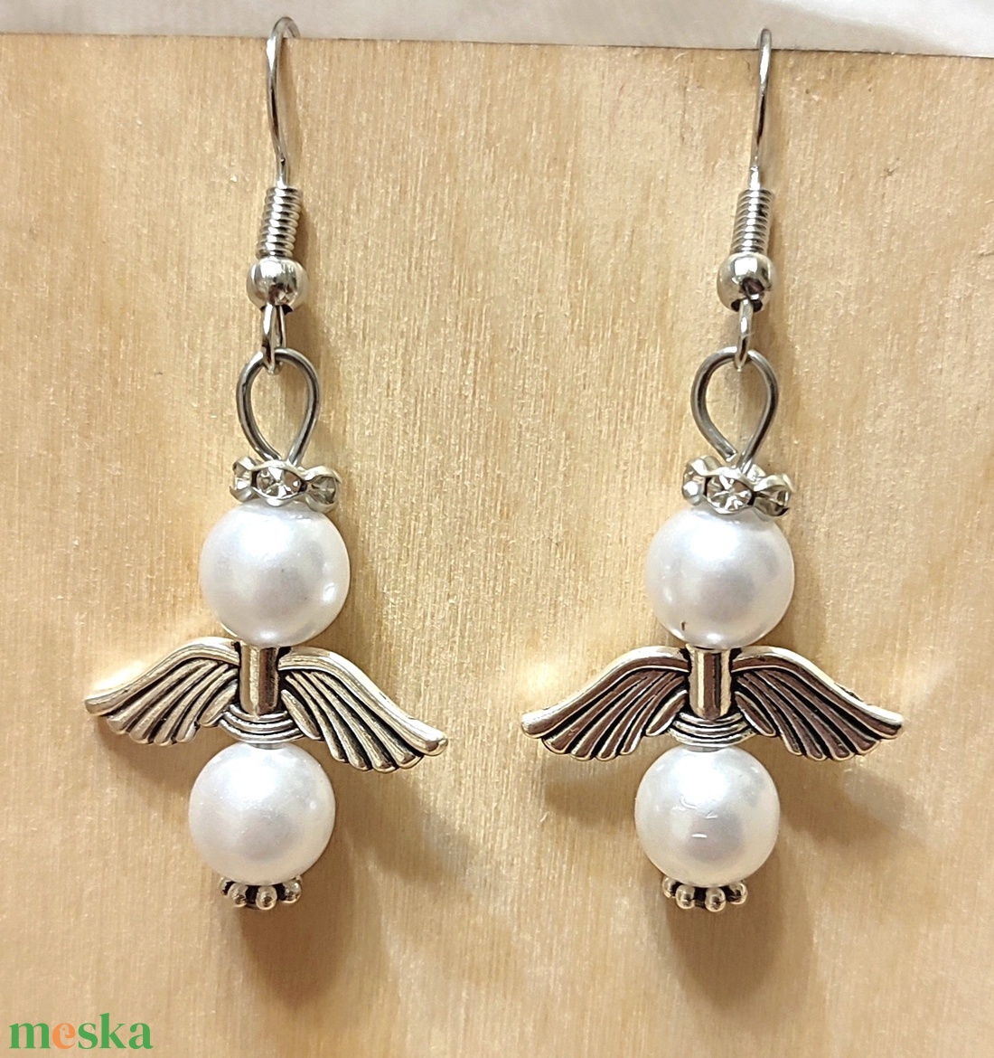 AKCIÓ!!! Angyal fülbevaló  - ékszer - fülbevaló - fülékszer - Meska.hu