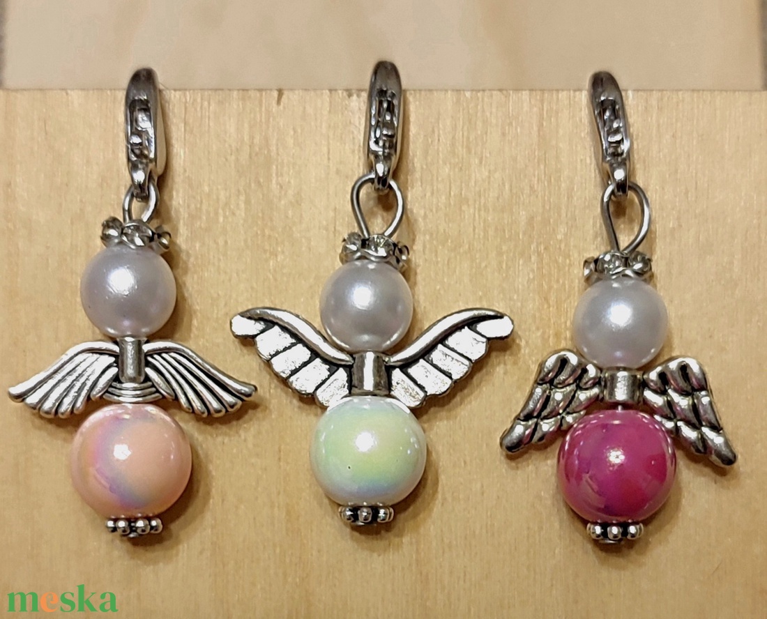 AKCIÓ!!! Angyalkák - táska & tok - kulcstartó & táskadísz - táskadísz - Meska.hu