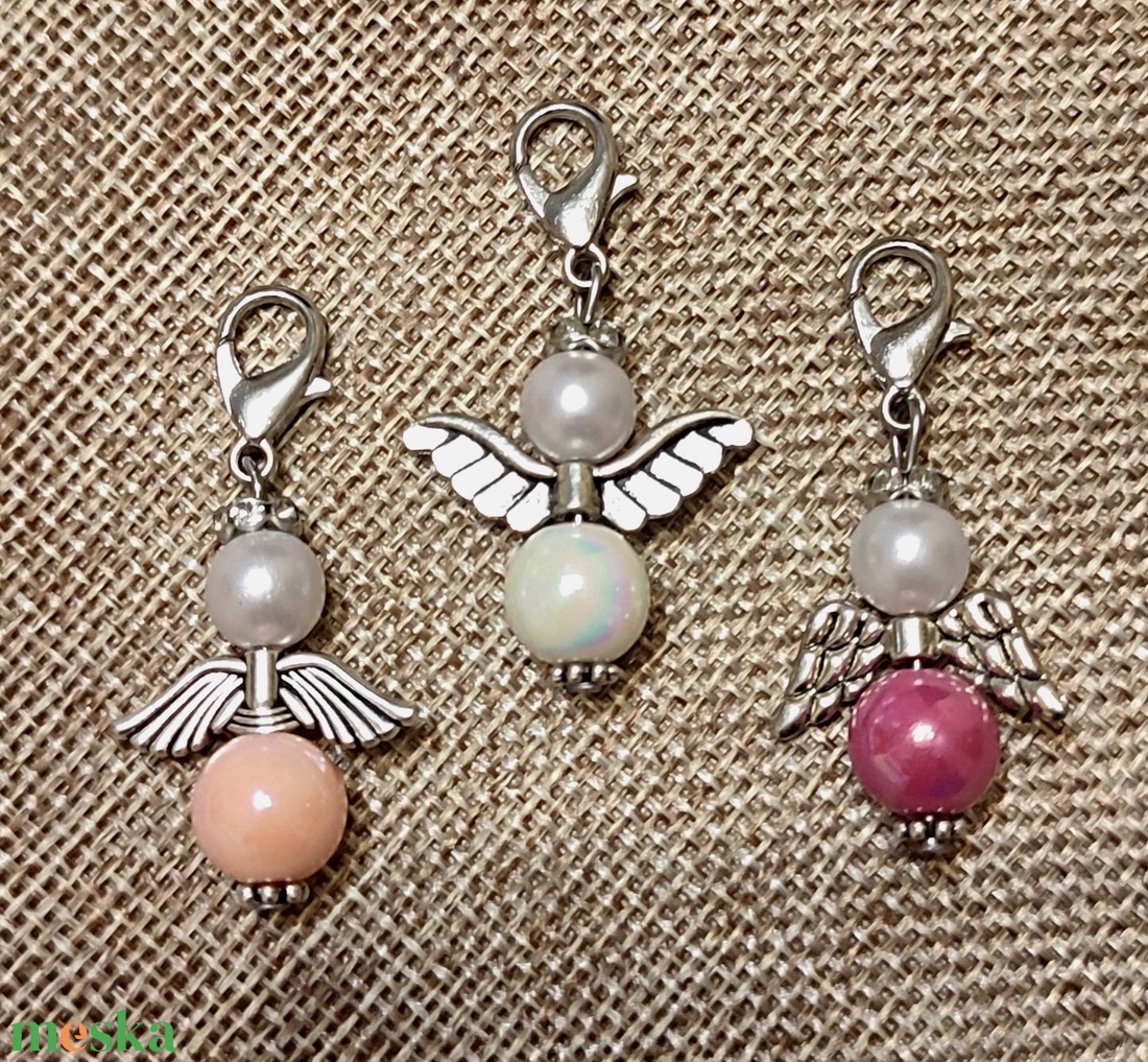 AKCIÓ!!! Angyalkák - táska & tok - kulcstartó & táskadísz - táskadísz - Meska.hu