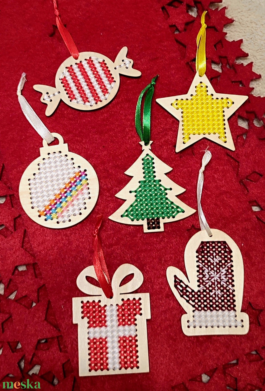 AKCIÓ!!! Karácsonyi díszek  - karácsony - karácsonyi lakásdekoráció - karácsonyfadíszek - Meska.hu