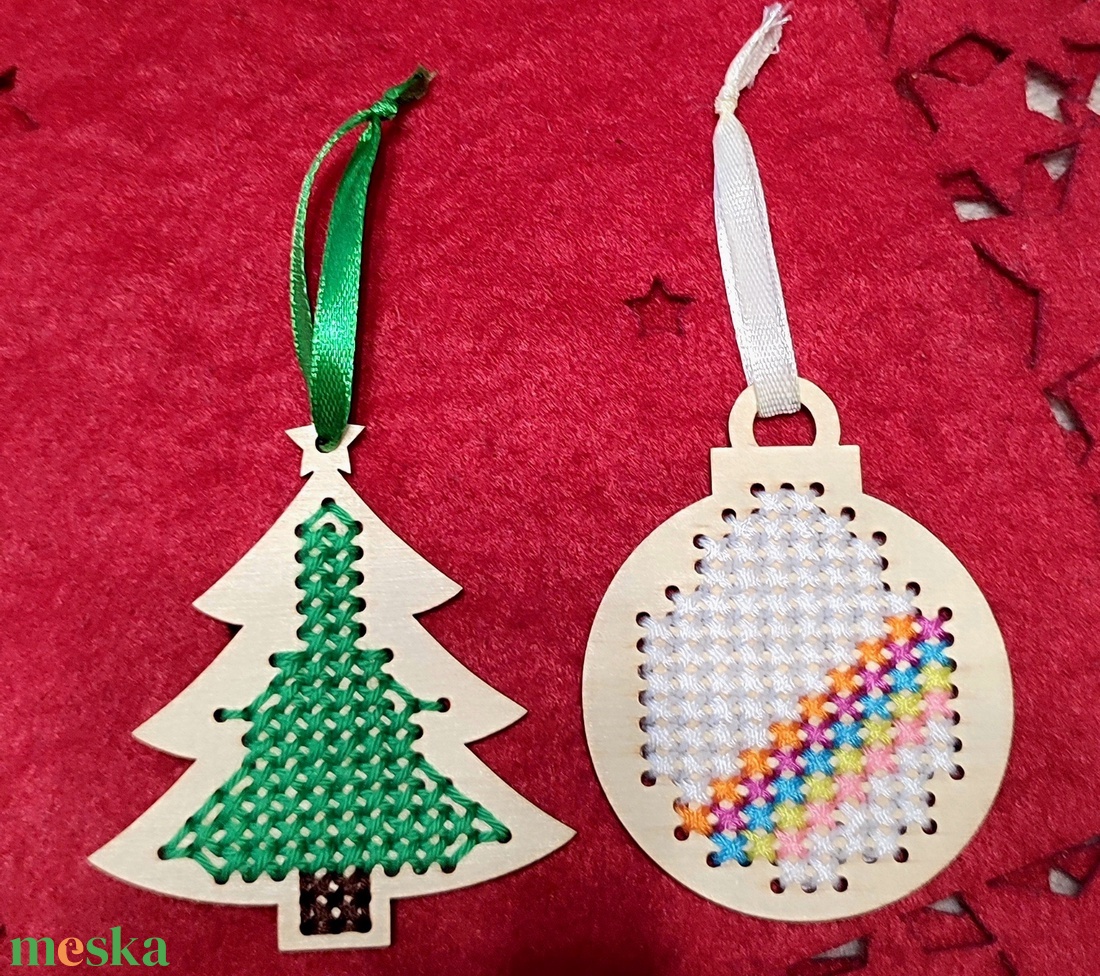 AKCIÓ!!! Karácsonyi díszek  - karácsony - karácsonyi lakásdekoráció - karácsonyfadíszek - Meska.hu