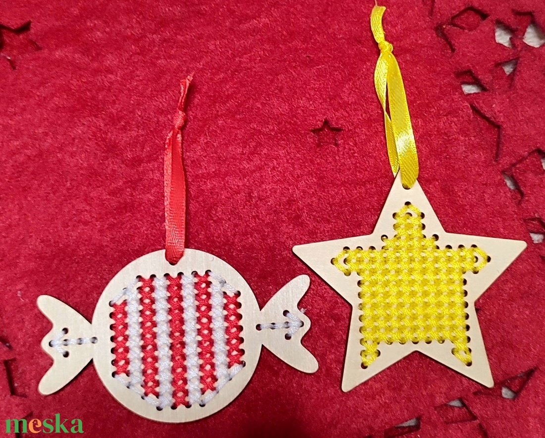 AKCIÓ!!! Karácsonyi díszek  - karácsony - karácsonyi lakásdekoráció - karácsonyfadíszek - Meska.hu
