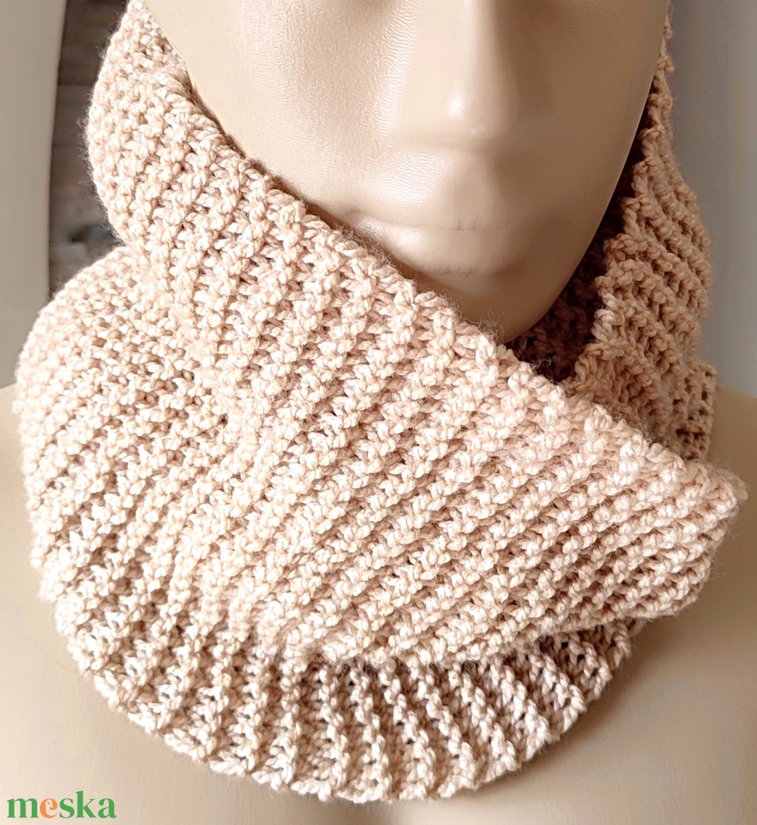 AKCIÓ!!! Kötött körsál - ruha & divat - sál, sapka, kendő - sál - Meska.hu