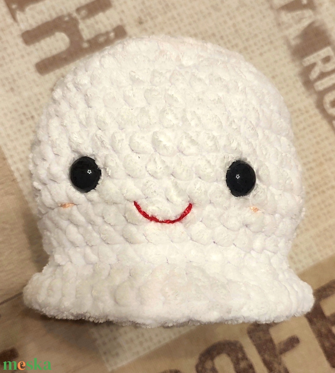 AKCIÓ!!! Horgolt szellem - otthon & életmód - dekoráció - halloween - halloweeni figurák - Meska.hu