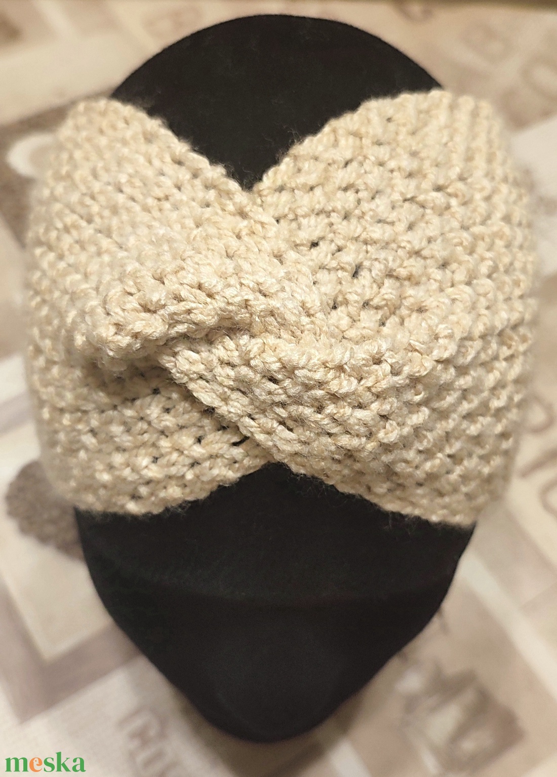 Kötött csavart fejpánt - ruha & divat - sál, sapka, kendő - fejpánt - Meska.hu Kötött csavart fejpánt - ruha & divat - sál, sapka, kendő - fejpánt - Meska.hu