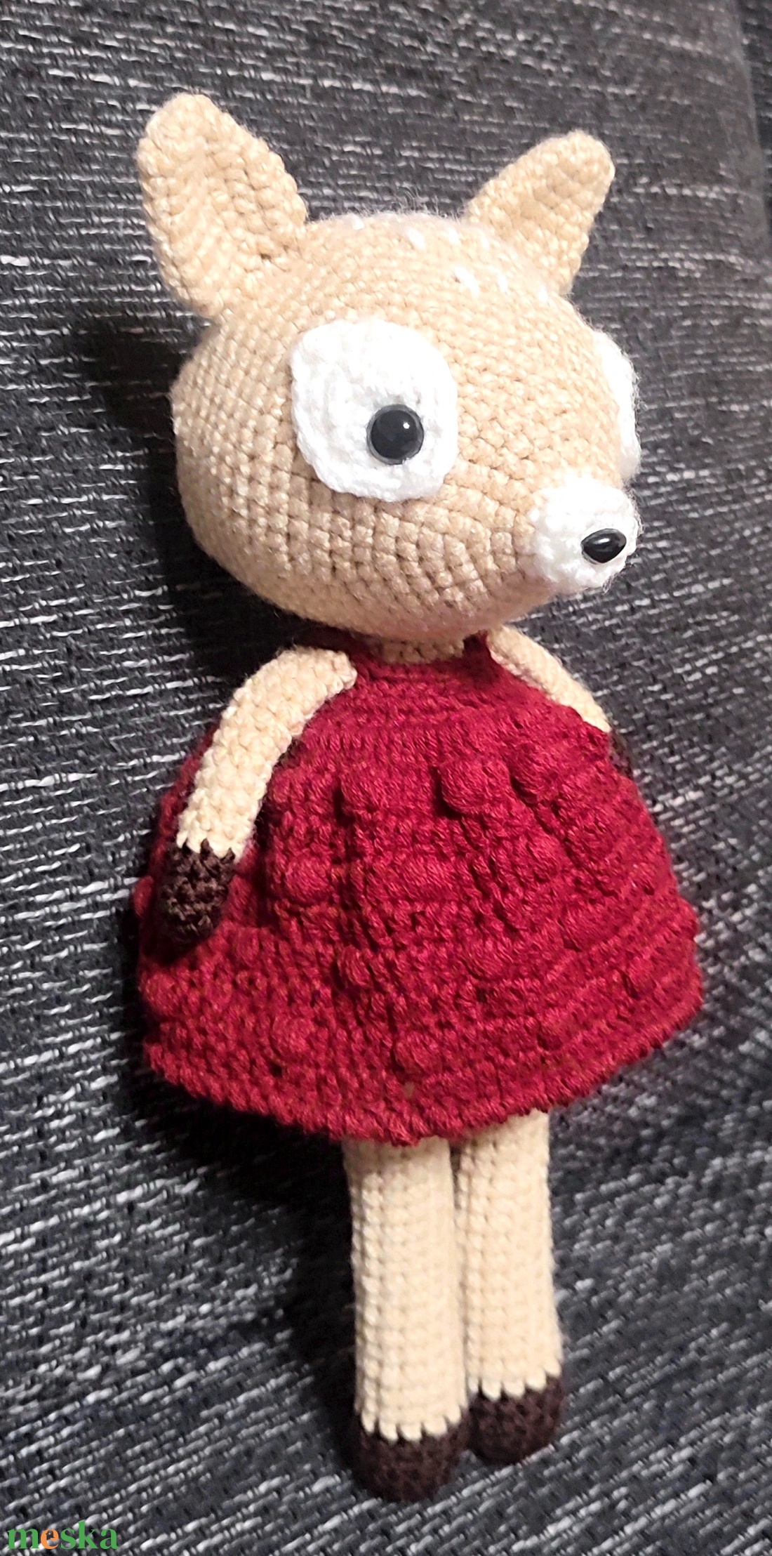 Horgolt kislány őzike - játék & sport - plüssállat & játékfigura - más figura - Meska.hu Horgolt kislány őzike - játék & sport - plüssállat & játékfigura - más figura - Meska.hu