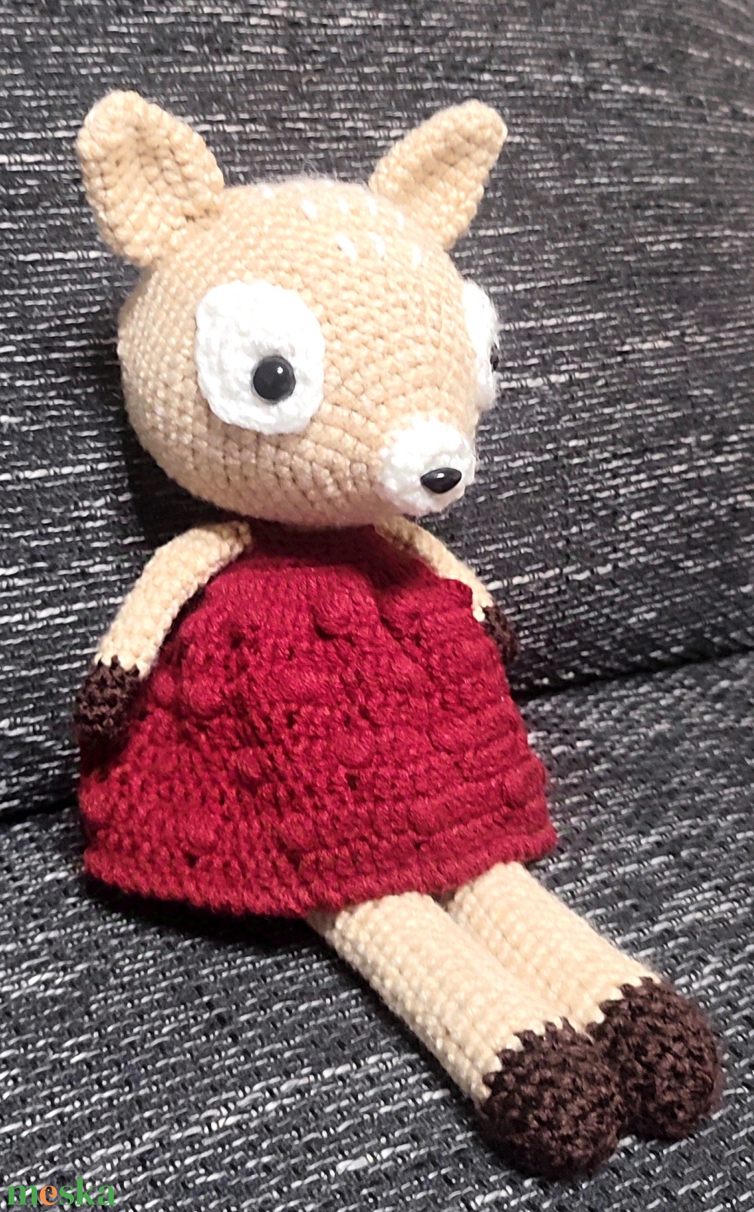 Horgolt kislány őzike - játék & sport - plüssállat & játékfigura - más figura - Meska.hu Horgolt kislány őzike - játék & sport - plüssállat & játékfigura - más figura - Meska.hu