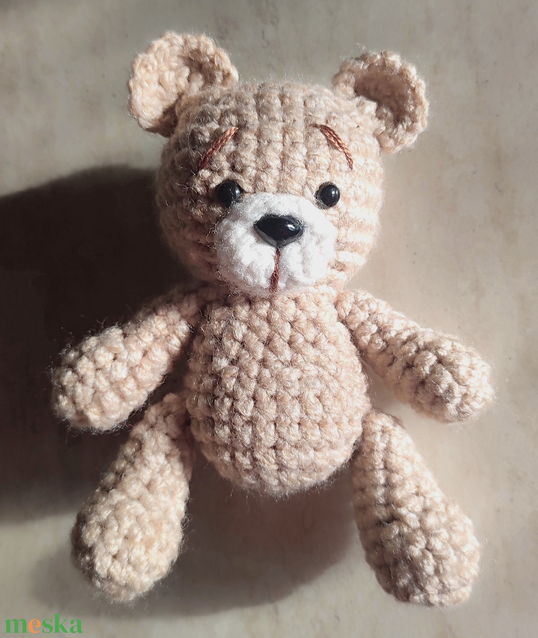 Horgolt maci - játék & sport - plüssállat & játékfigura - maci - Meska.hu