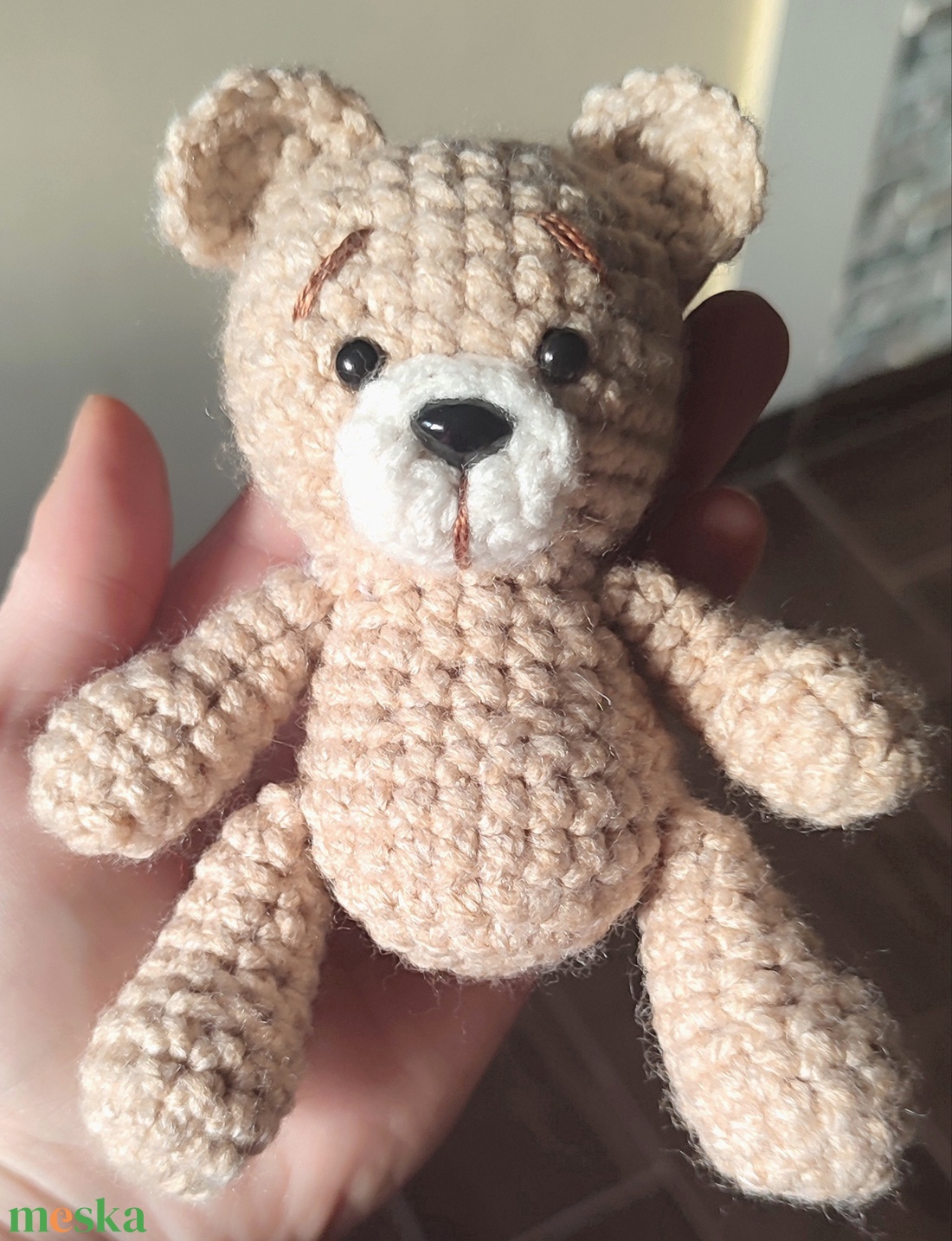 Horgolt maci - játék & sport - plüssállat & játékfigura - maci - Meska.hu