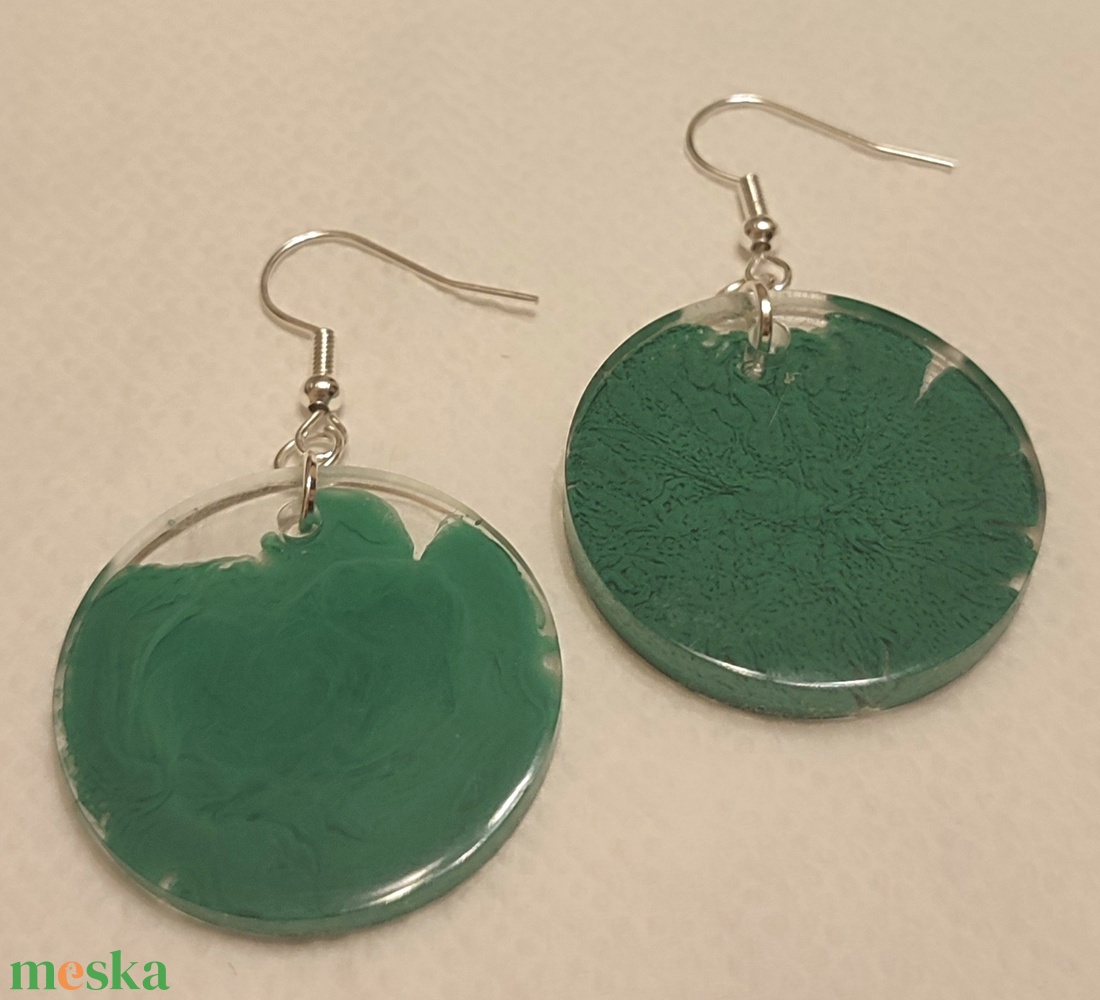 Gyanta fülbevaló  - ékszer - fülbevaló - fülékszer - Meska.hu